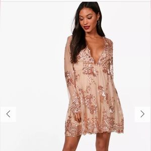 Boohoo Sequin Dress
